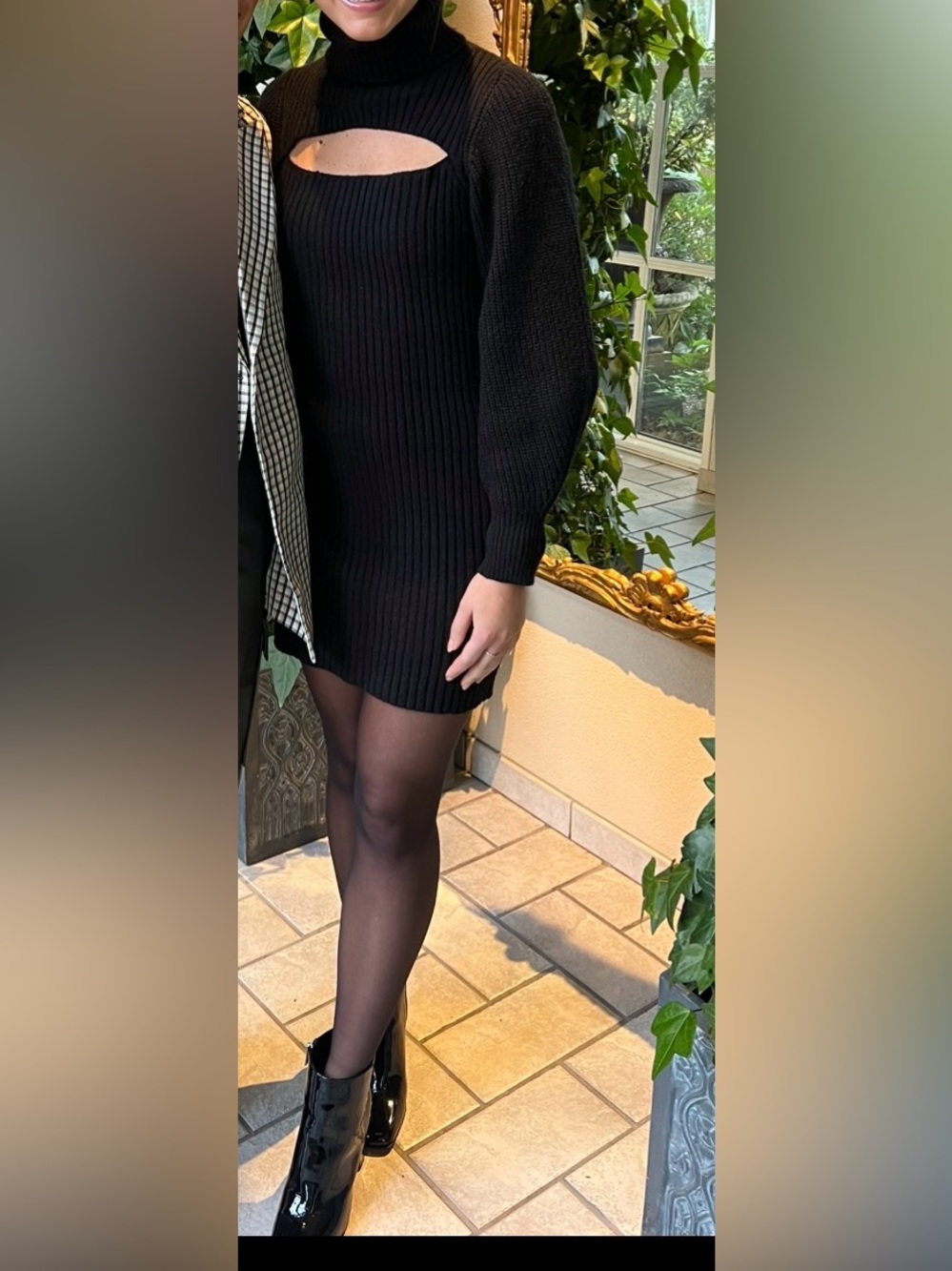 Pants Store Black Sweater Dress